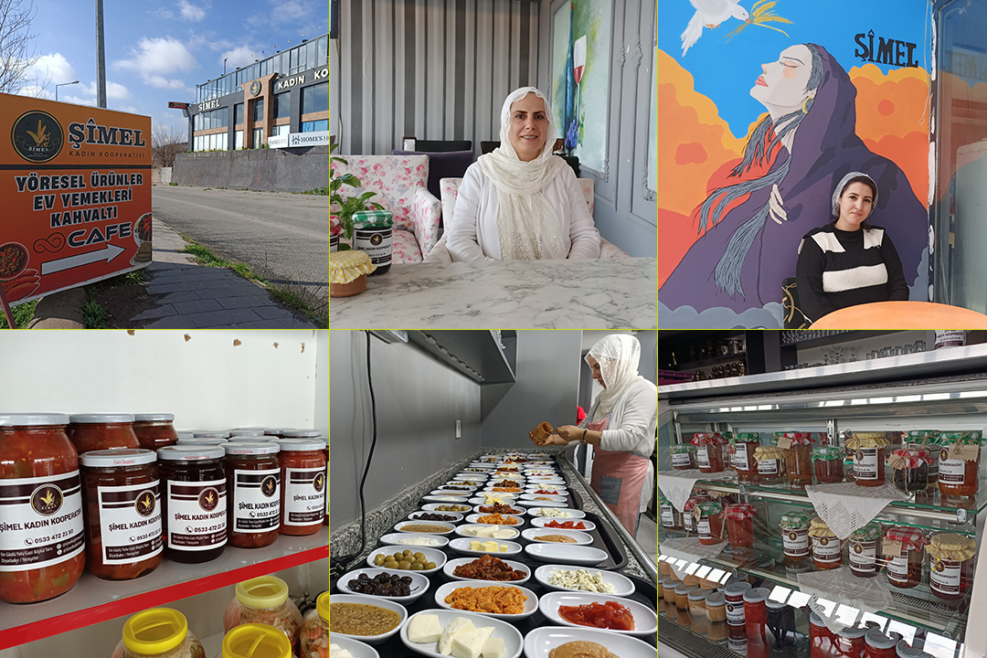 Diyarbakır Şimel Kadın Kooperatifinde Kadınlar Üretime Katkı sunuyor